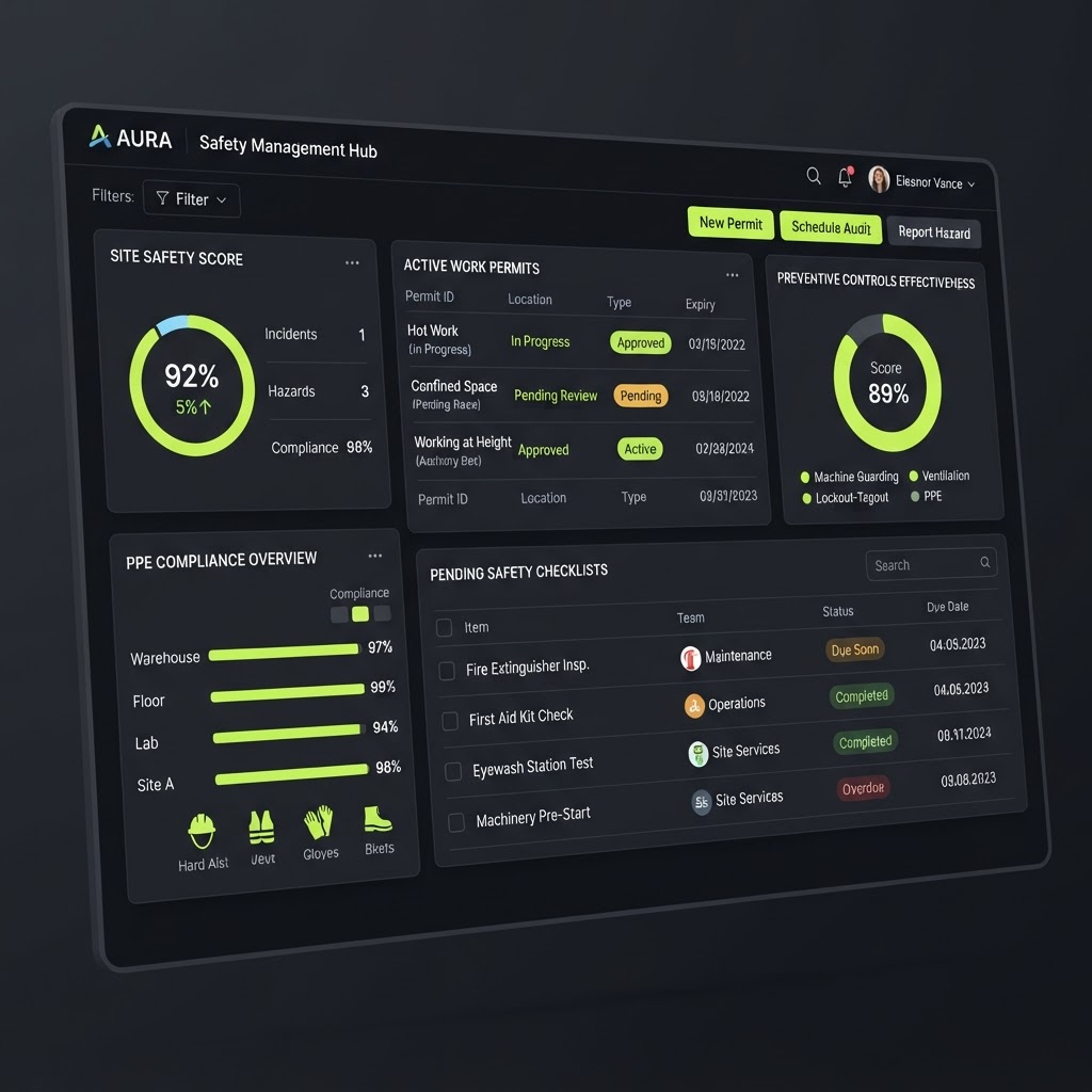 Interface do Field Safety